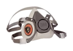 3M™ Reusable Half Mask Respirator 6100, Small, 8 ea/Case
