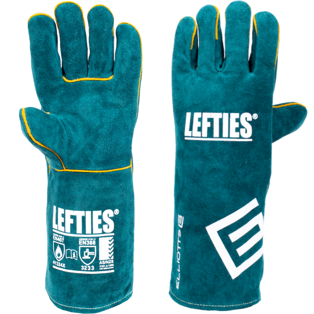The LEFTIES® Left Handed Welding Gloves
