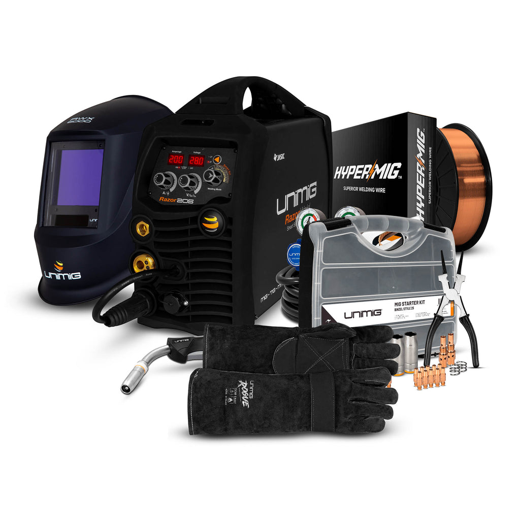 RAZOR 205 SMART SET MIG/TIG/STICK WELDER BUNDLE PK11059